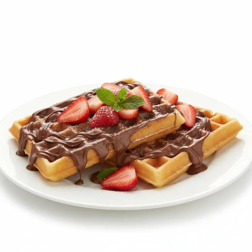 Gaufre Banane Fraise