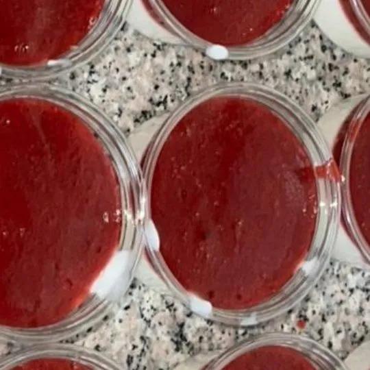 panna cotta frais