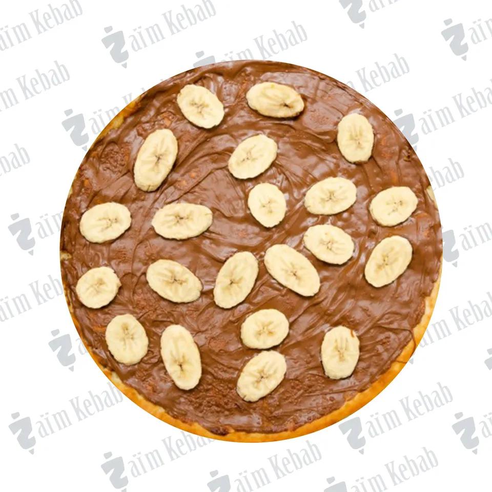 Pizza nutella banane