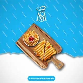 Panini Viande Hach‚e + Frites