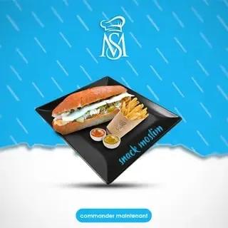 Tortilla Thon + Fromage + Frites (Tout En Pain)