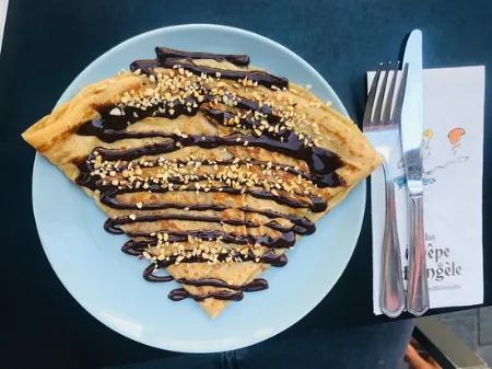 Nutella and Dried Fruit Crepe
