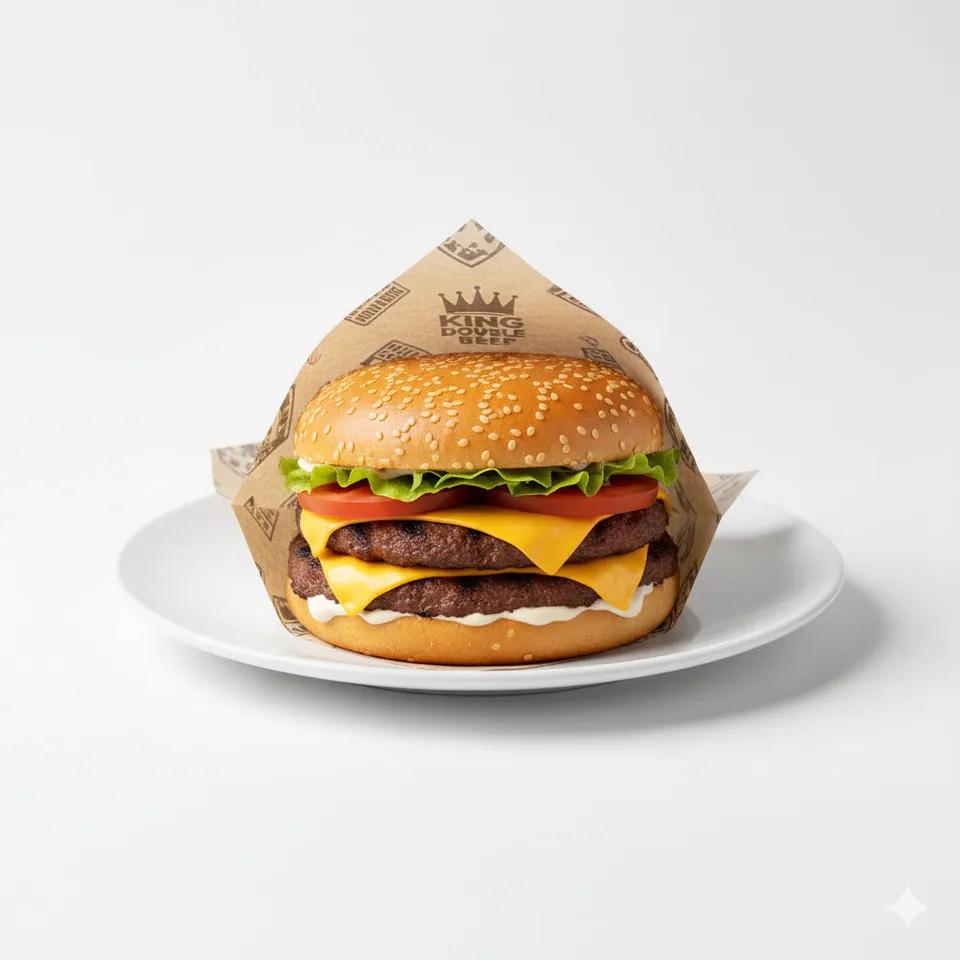 Cheeseburger double viande