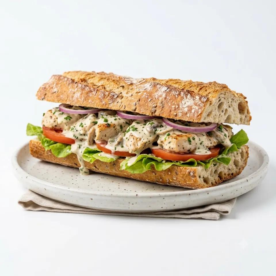 Sandwich Poulet à la Crème
