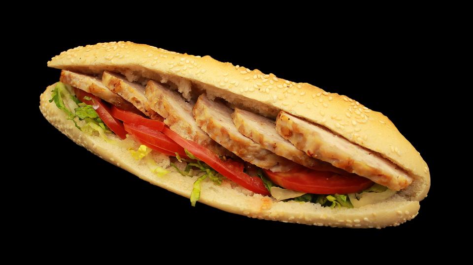 Döner poulet fumé