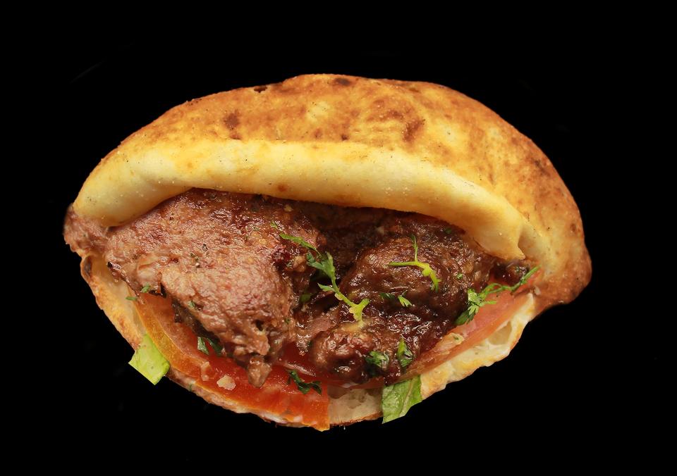 Kebab Viande Hachée de bœuf (Pain palestinien)