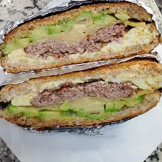 Sandwich protéines viande hachée