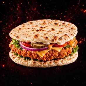 Cheese Naan Burger