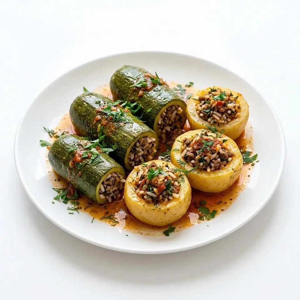 Dolma Courgette Avec Pomme De Terre