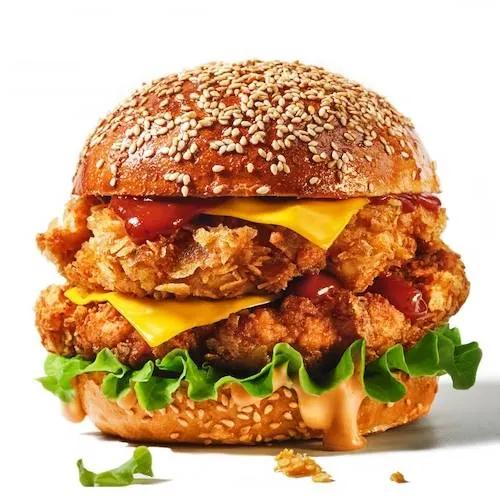 Double Chicken Burger