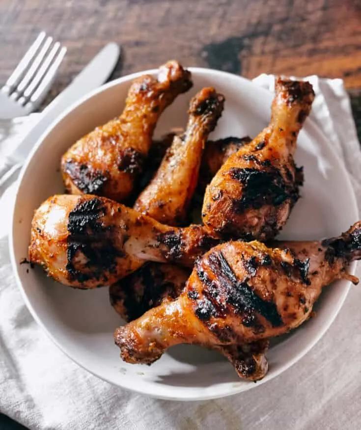 Poulet Grillé Au Charbon