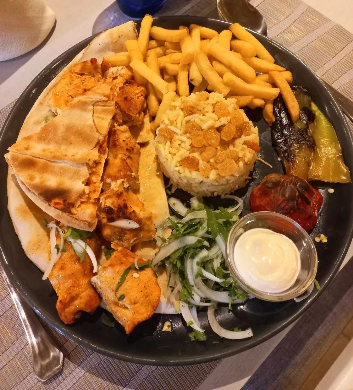 Plat De Shish Taouk