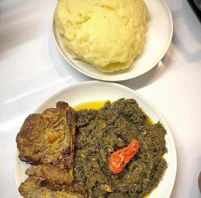 Fudu au pondou a la dinde
