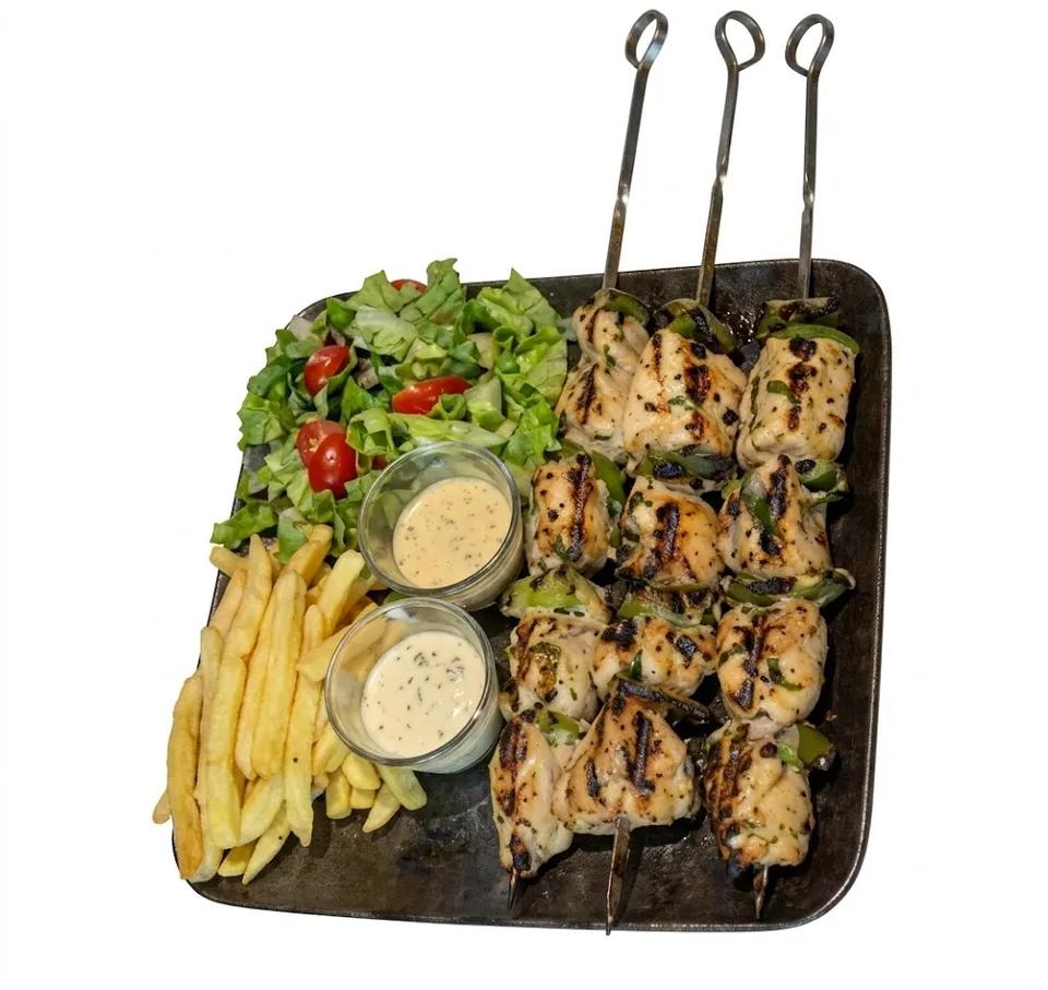Plat Brochette de Poulet Marinée