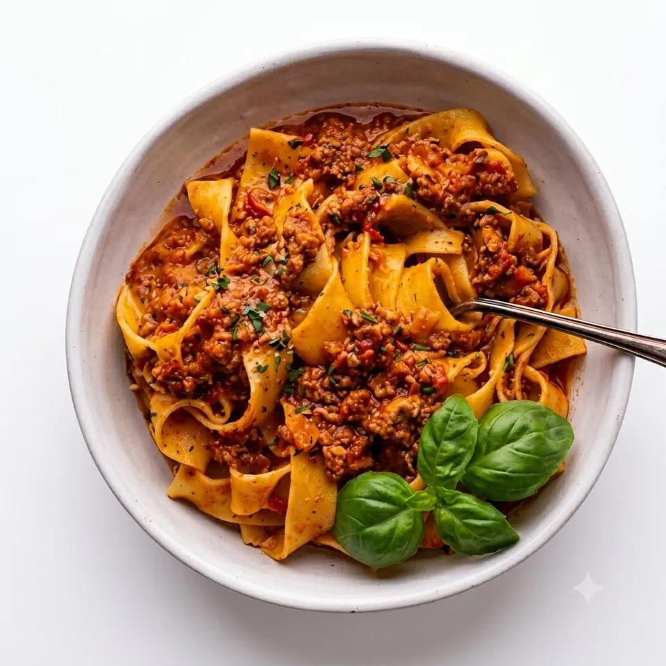 Pappardelle alla Bolognese