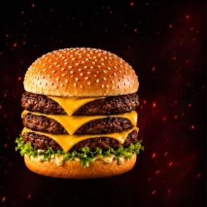 Triple Cheese Viande