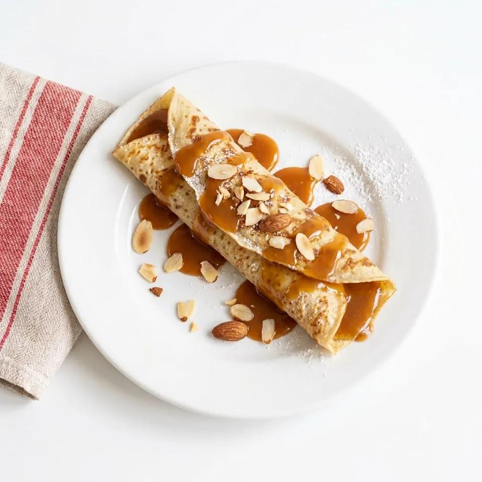 Crêpe Caramel amandes