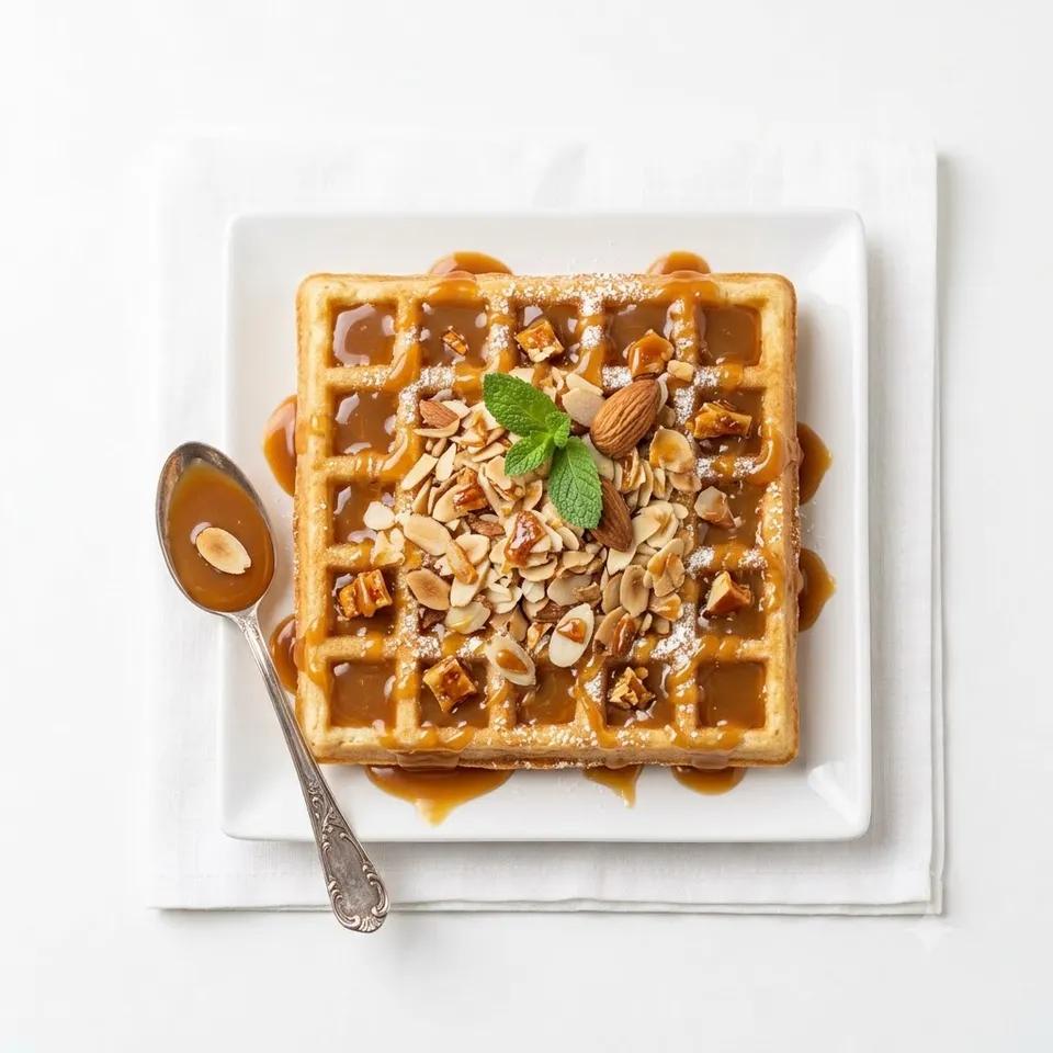 Gaufre Caramel amandes