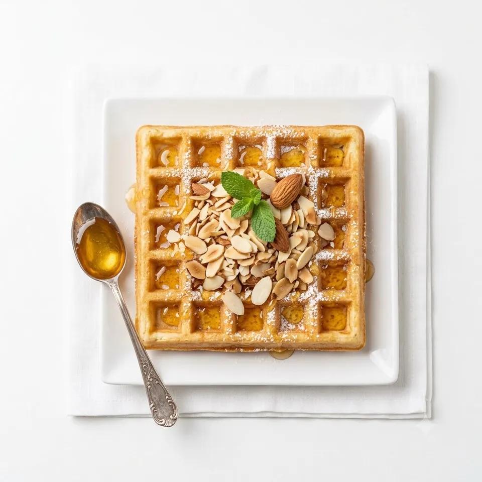 Gaufre Au miel amandes