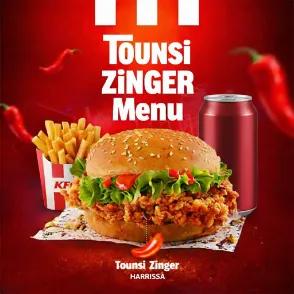 Menu Tounsi Zinger