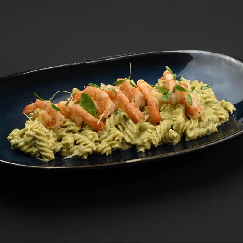 Pasta Pesto Gamberi