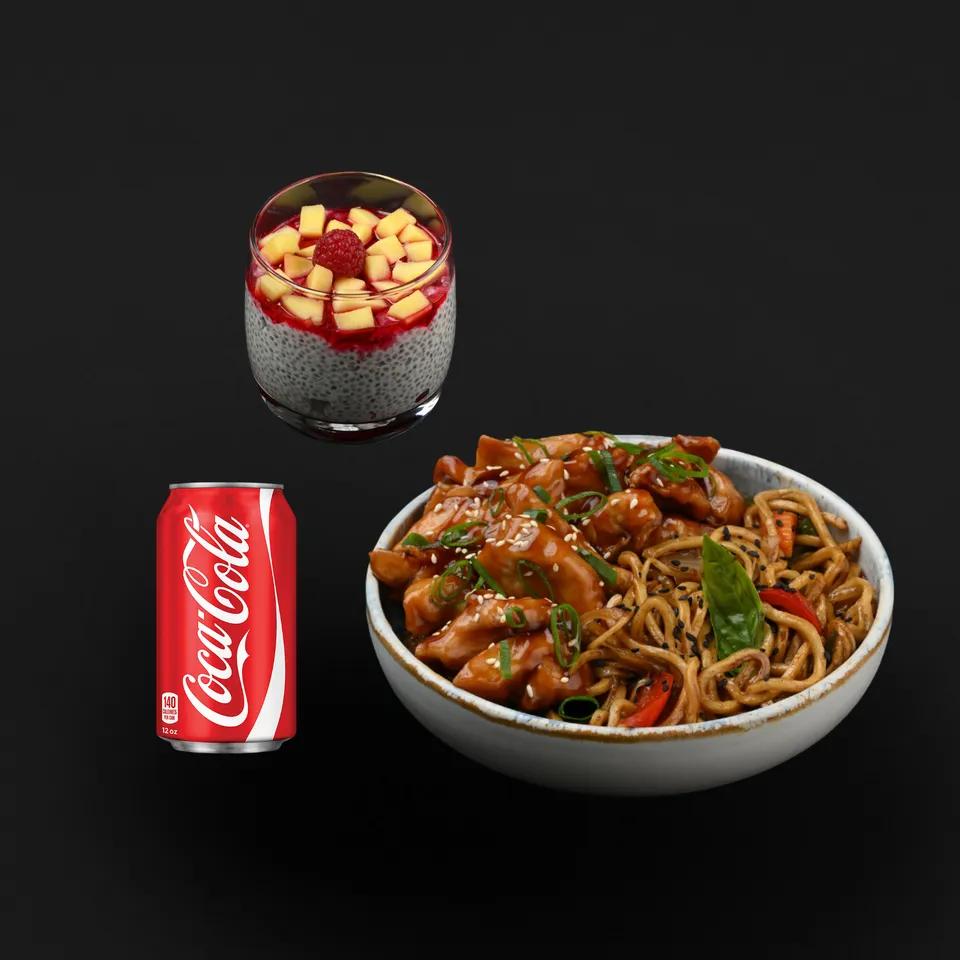 Menu Korean Bowl + Chia Pudding