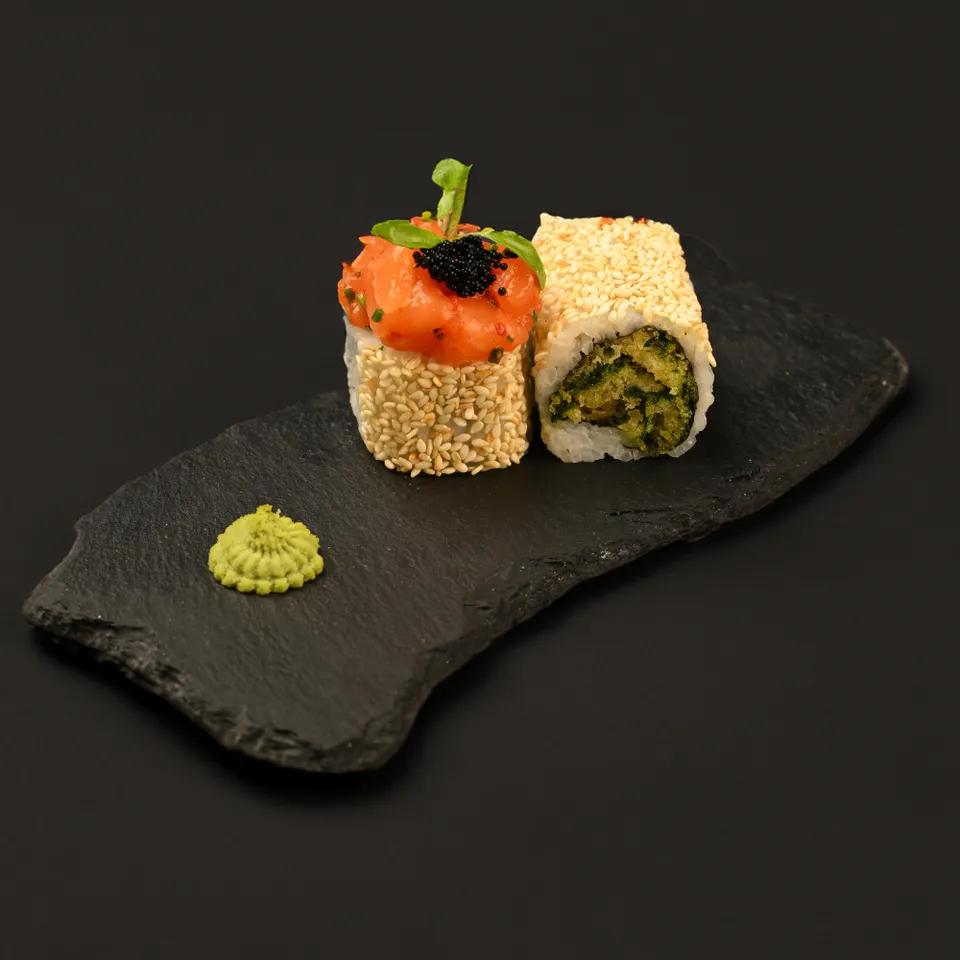 California Roll Saumon Épinards