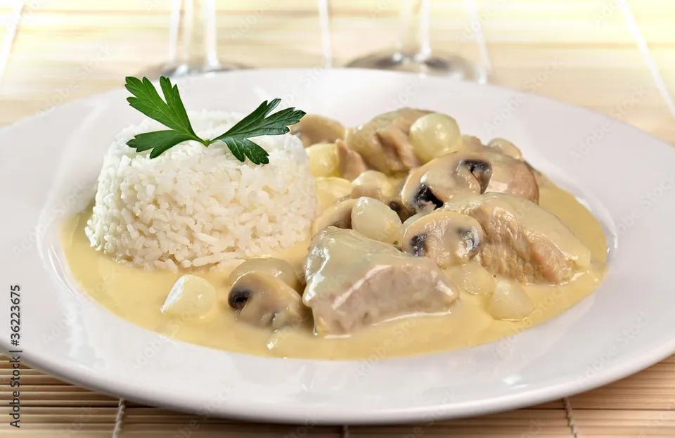 Fricassé De Veau à L'ancienne