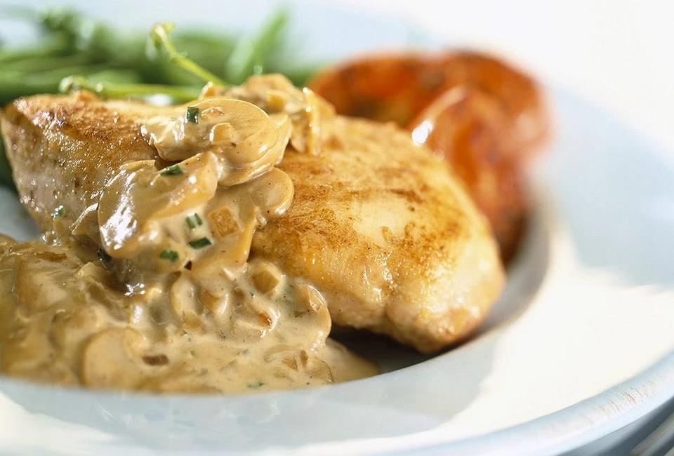 Escalope à La Crème