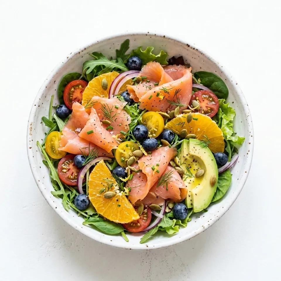 Salade Saumon Fumé & Fruits