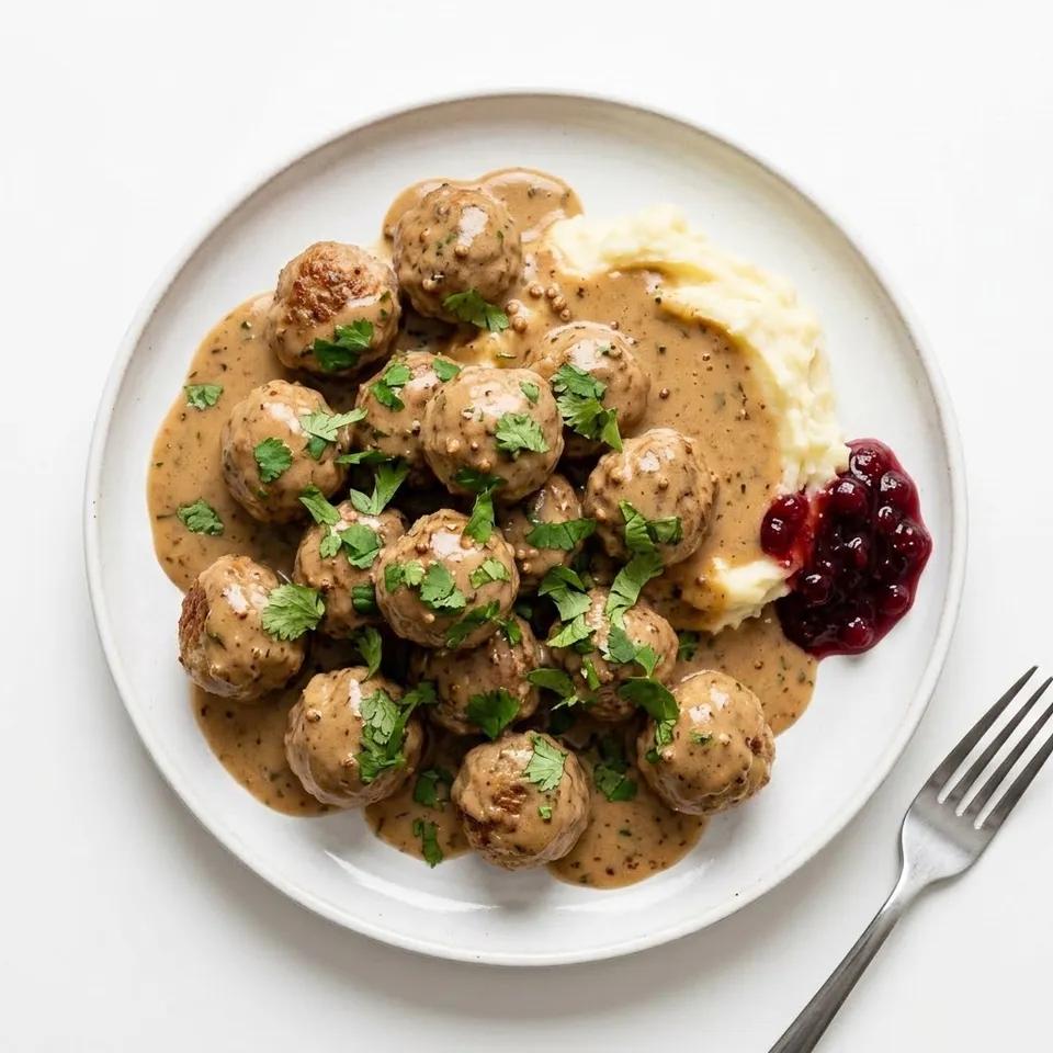 Plat Boulettes Suédoises, Coriandre