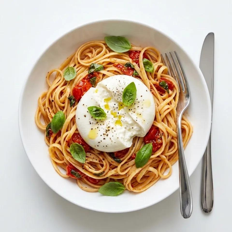 Linguine Burrata & Basilic