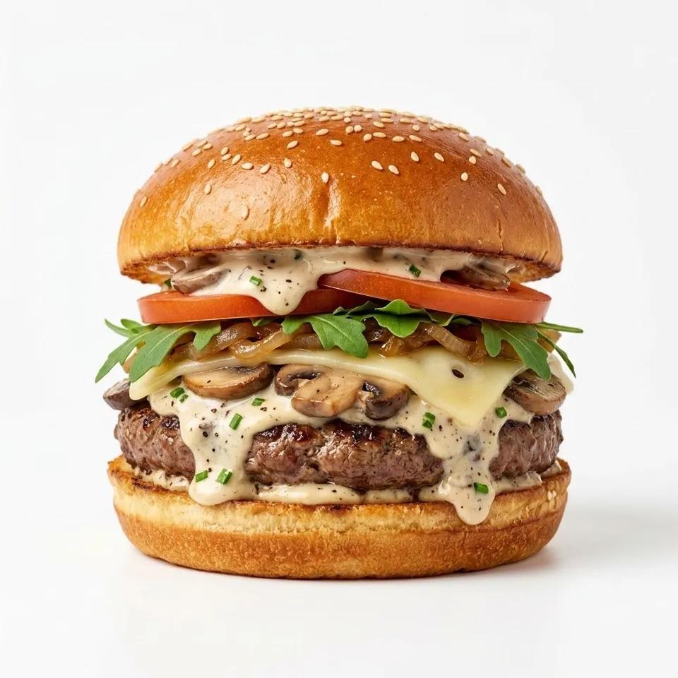 Mashroom Mascarpone Burger