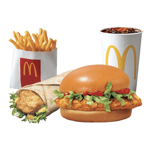 Duo Mabrouk : P'tit Wrap + Chickenburger