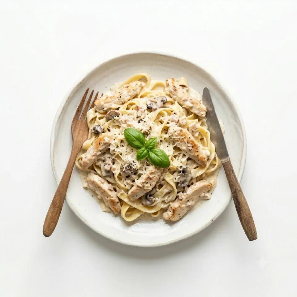 Tagliatelle crémeuse au poulet