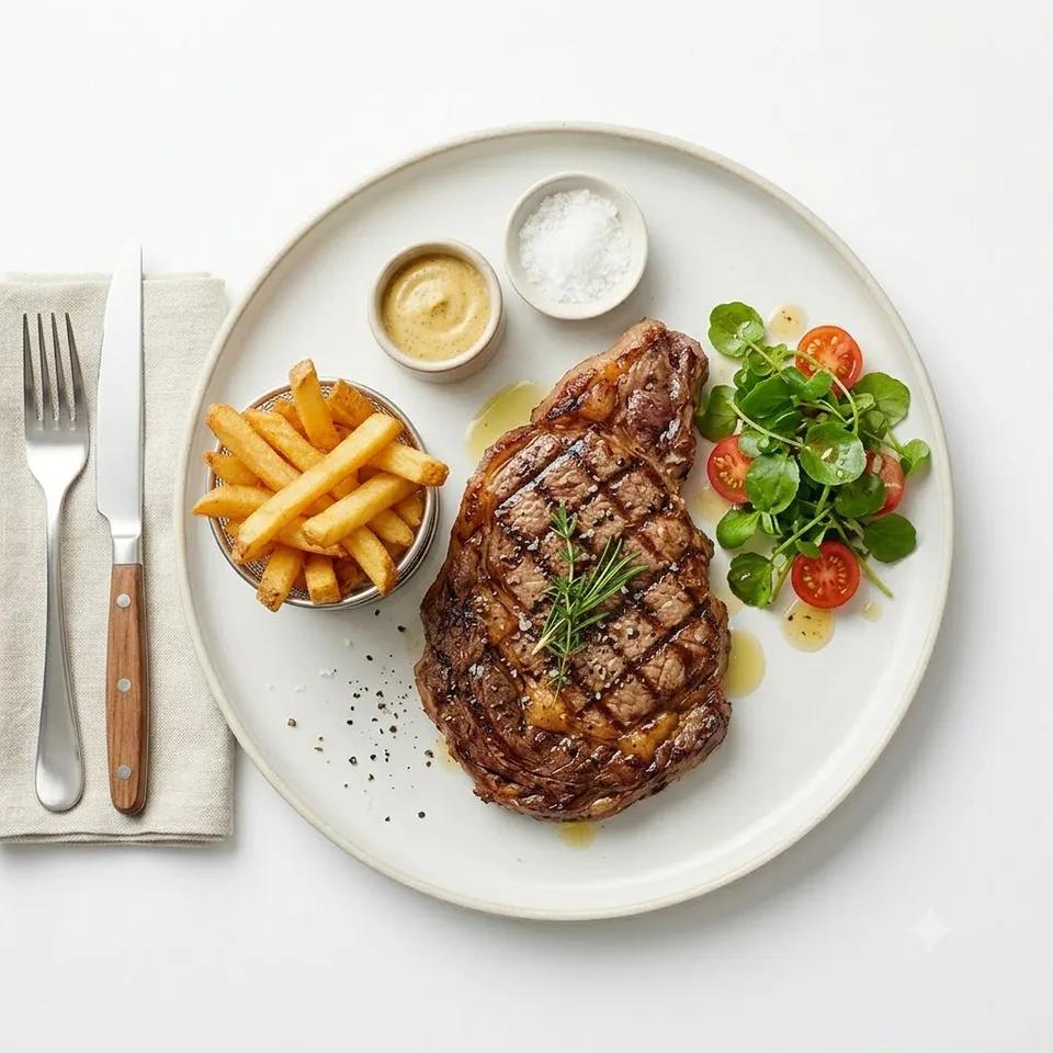 Entrecôte grillée façon bistrot