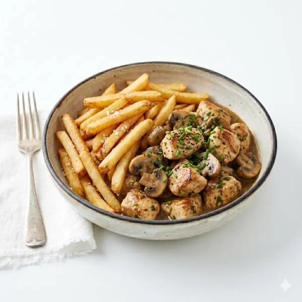 Émincé de Volaille Crème Champignon