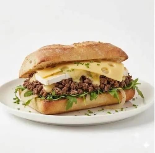 Sandwich 3 Fromages Steak