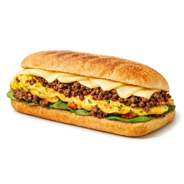 Sandwich Omlette Viande