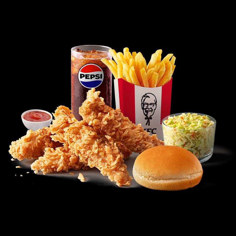 4 Pièces Crispy Strips Meal
