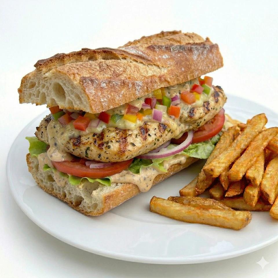 Sandwich Poulet Mariné