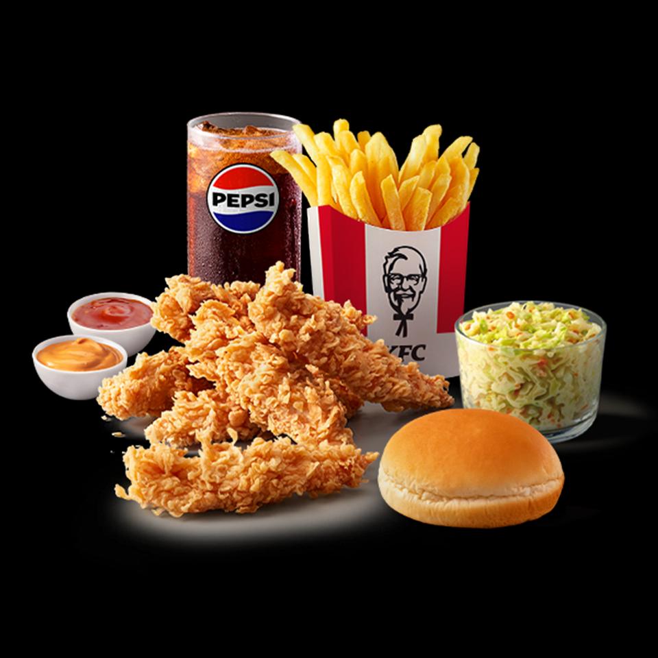 6 Pièces Crispy Strips Meal