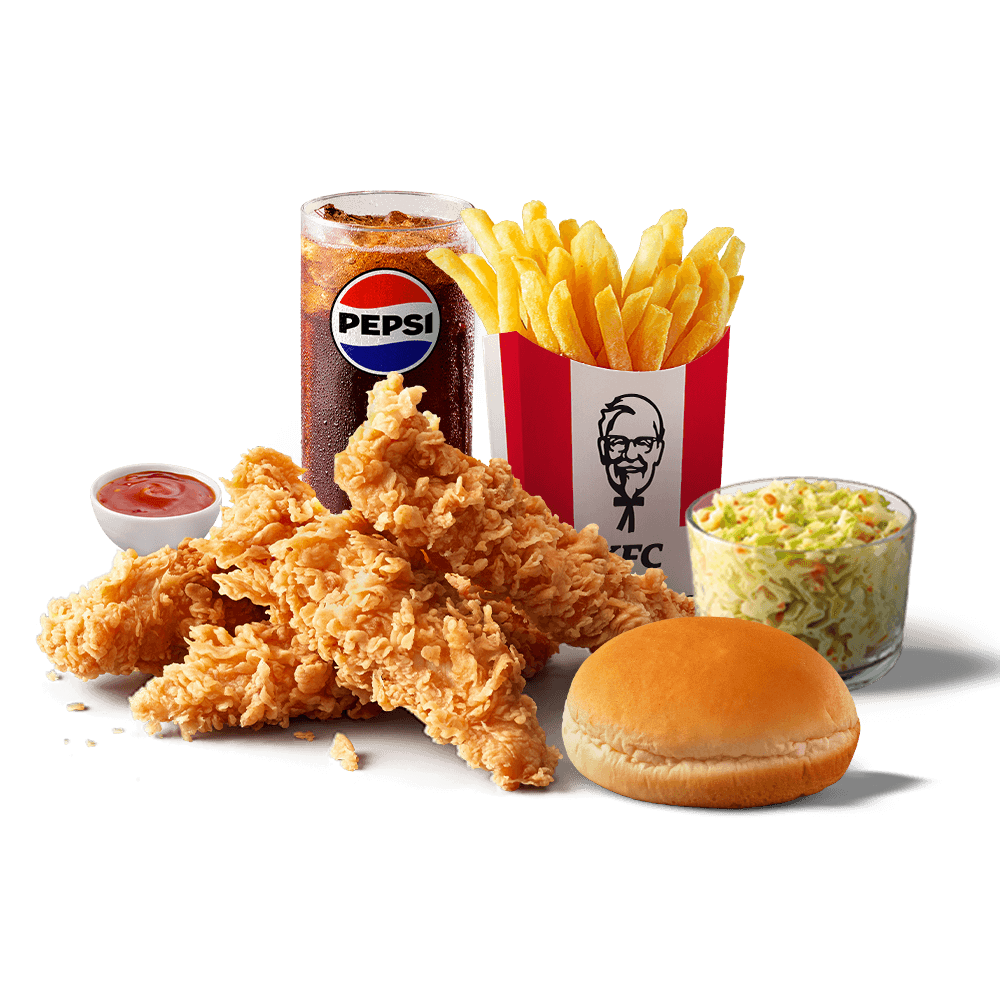4 Pièces Crispy Strips Meal