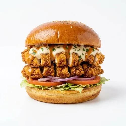 Burger Poulet Pané