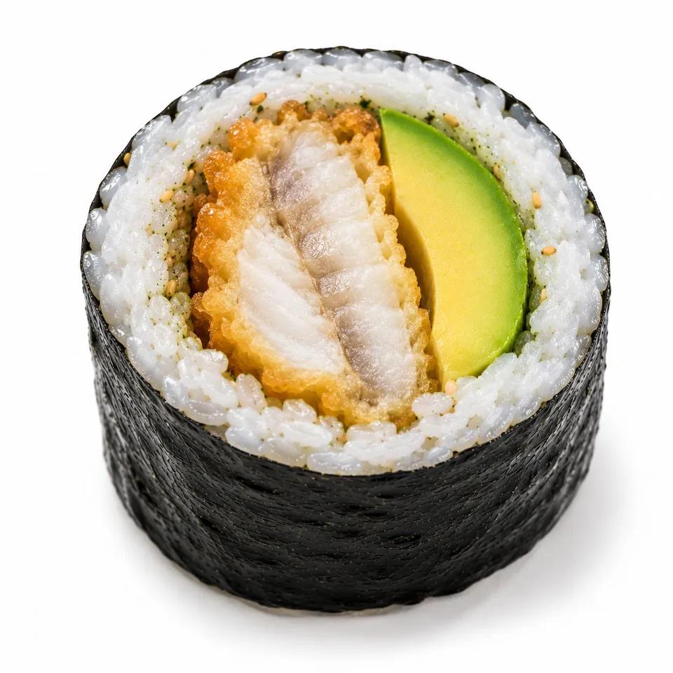 Futo-Maki Daurade tempura avocat