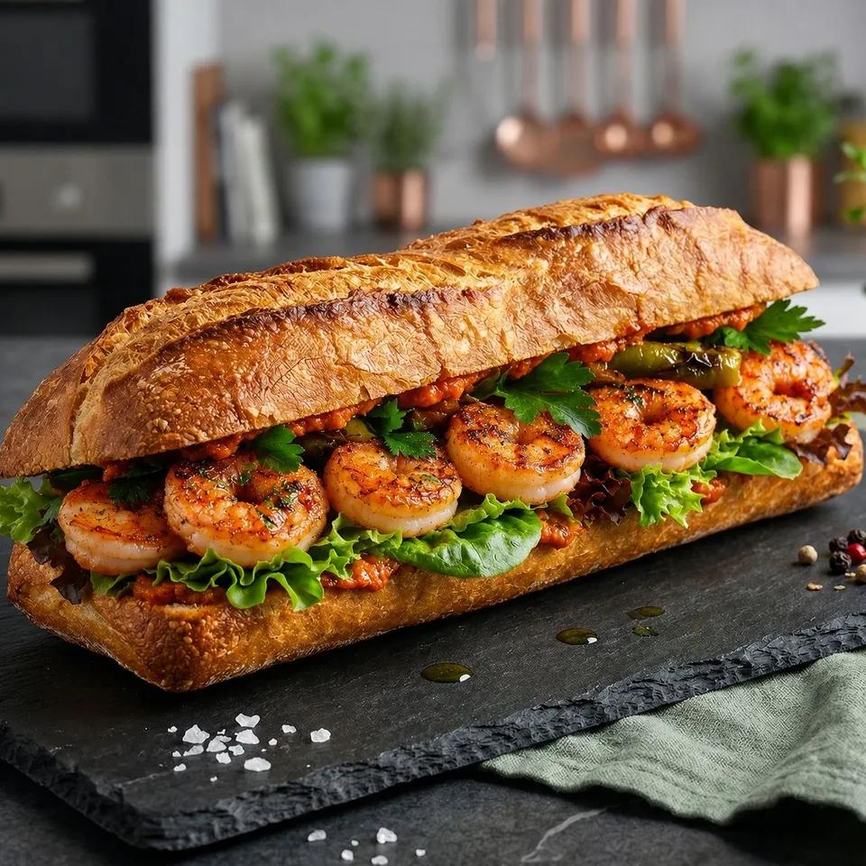 sandwich crevette