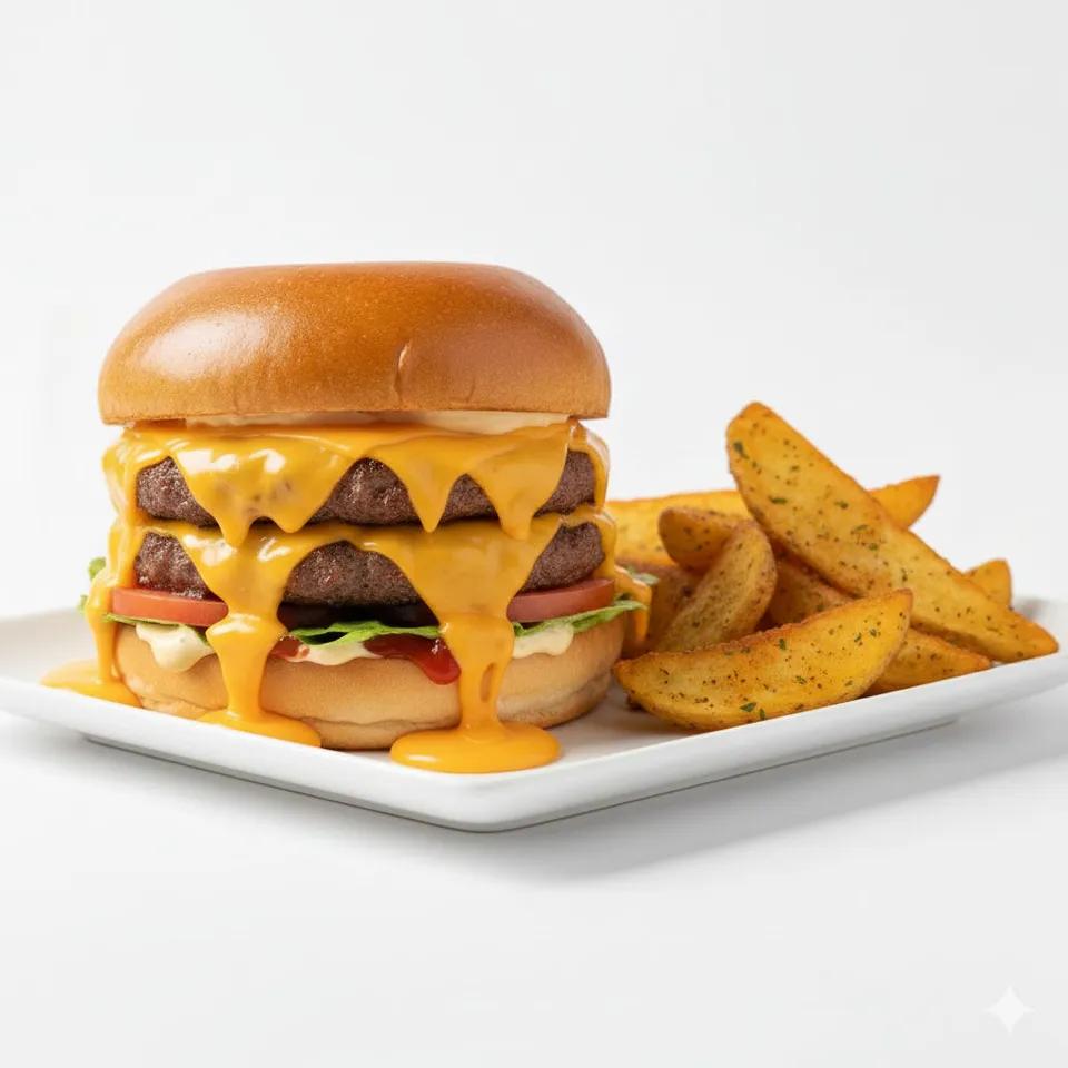 Hamburger À L'Assiette