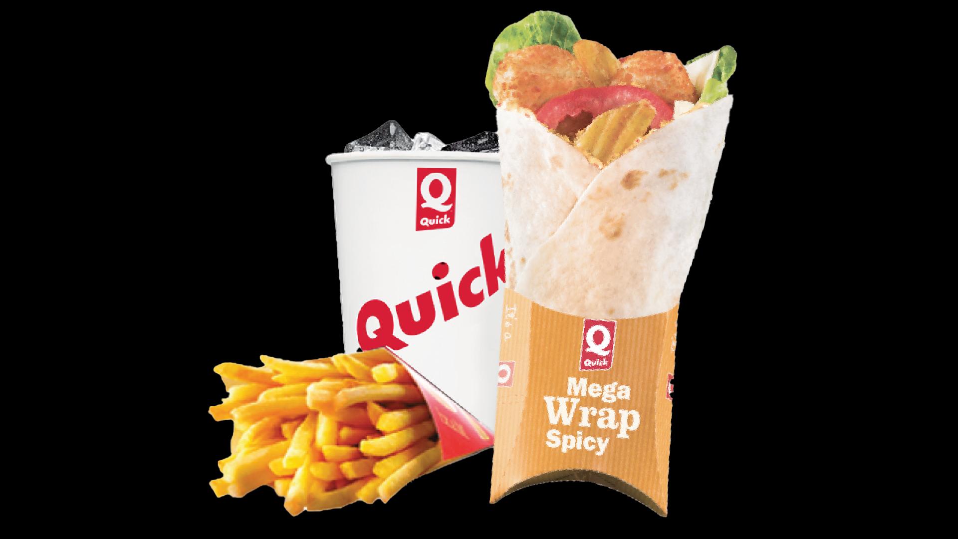 Menu Méga Wrap Chicken Spicy