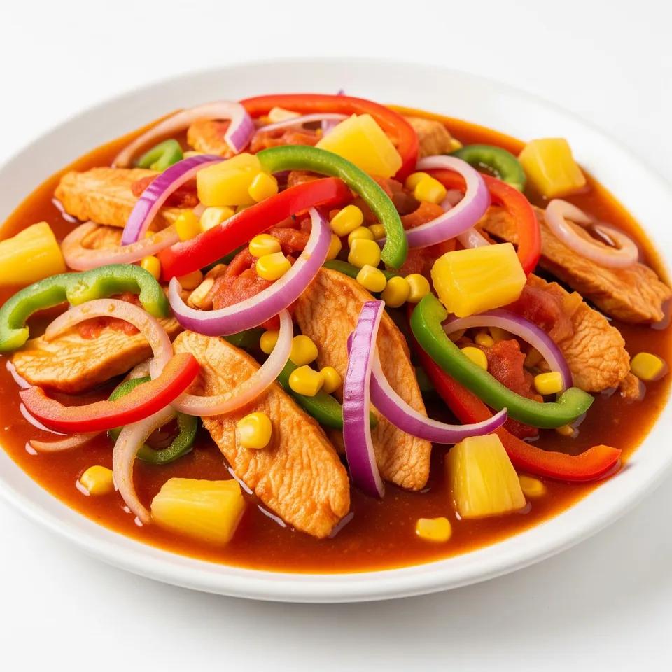 Plat Poulet Mexicain