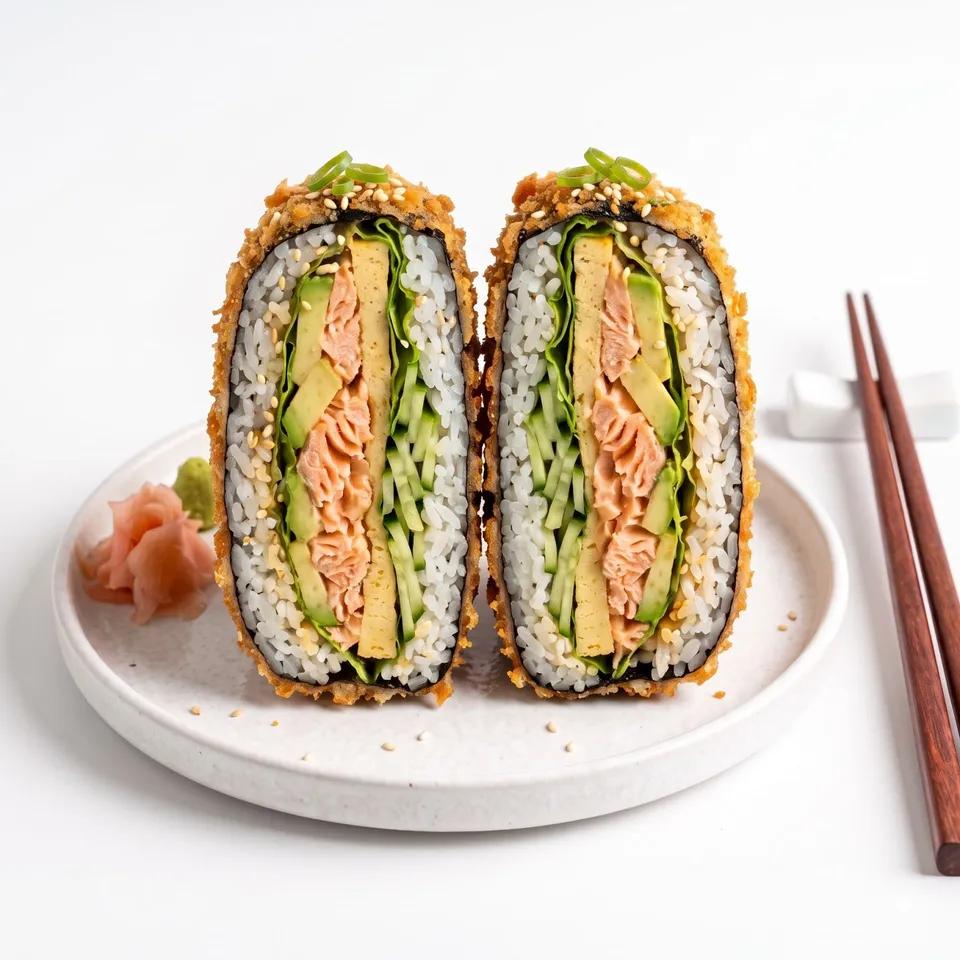 Onigirazu Crispy Saumon